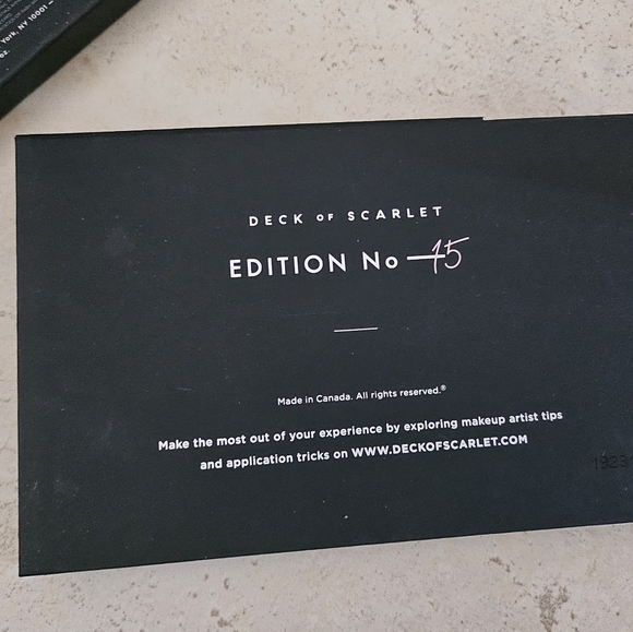 Deck of Scarlett Bazaar luxe palette - Picture 6 of 6